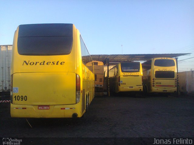 Viação Nordeste 1090 na cidade de João Pessoa, Paraíba, Brasil, por Jonas Felinto. Número da foto: #2170318.