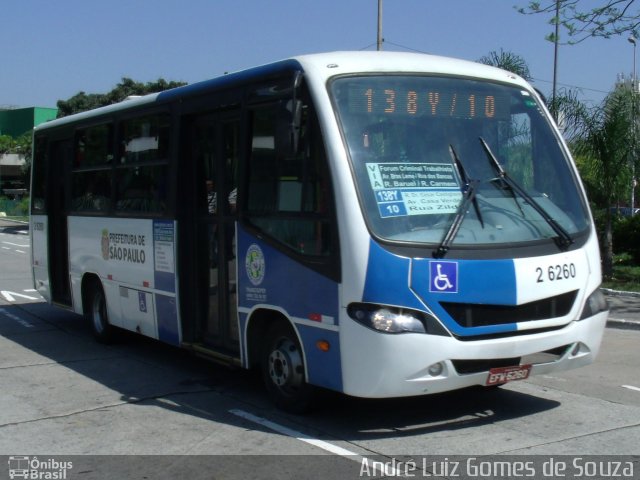 Transcooper > Norte Buss 2 6260 na cidade de São Paulo, São Paulo, Brasil, por André Luiz Gomes de Souza. ID da foto: 2170859.