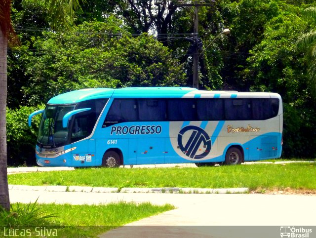 Auto Viação Progresso 6141 na cidade de Recife, Pernambuco, Brasil, por Lucas Silva. Número da foto: #2170697.