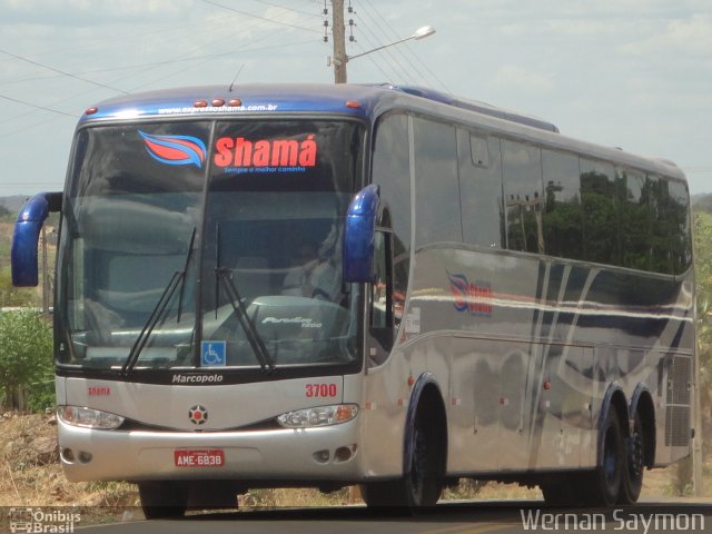Expresso Shamá 3700 na cidade de Santa Cruz dos Milagres, Piauí, Brasil, por Wernan Saymon. Número da foto: #2170254.