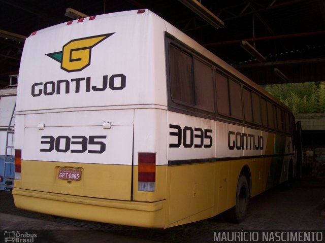 Empresa Gontijo de Transportes 3035 na cidade de Contagem, Minas Gerais, Brasil, por Maurício Nascimento. ID da foto: 2170872.