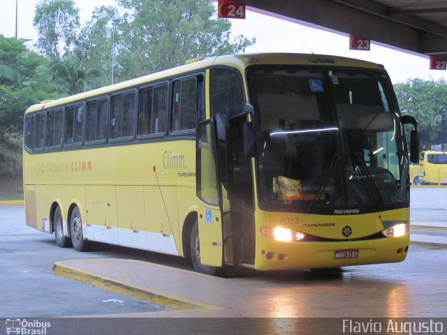 Viação Itapemirim 8053 na cidade de Queluz, São Paulo, Brasil, por Flávio Augusto. Número da foto: #2170620.