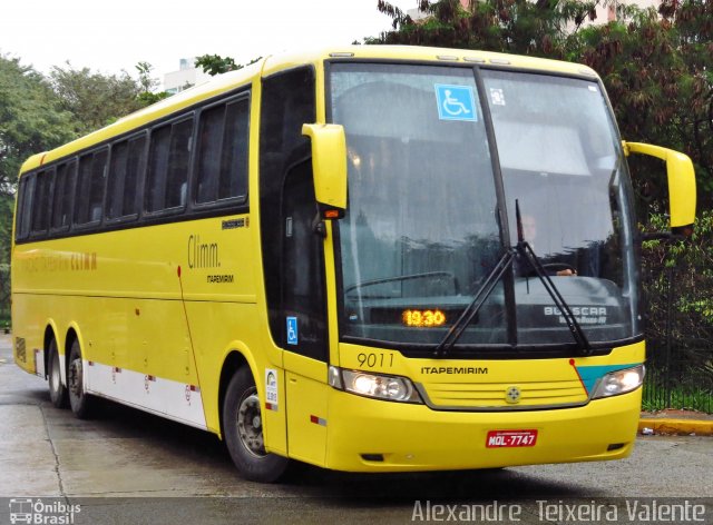 Viação Itapemirim 9011 na cidade de São Paulo, São Paulo, Brasil, por Alexandre  Teixeira Valente. ID da foto: 2170398.