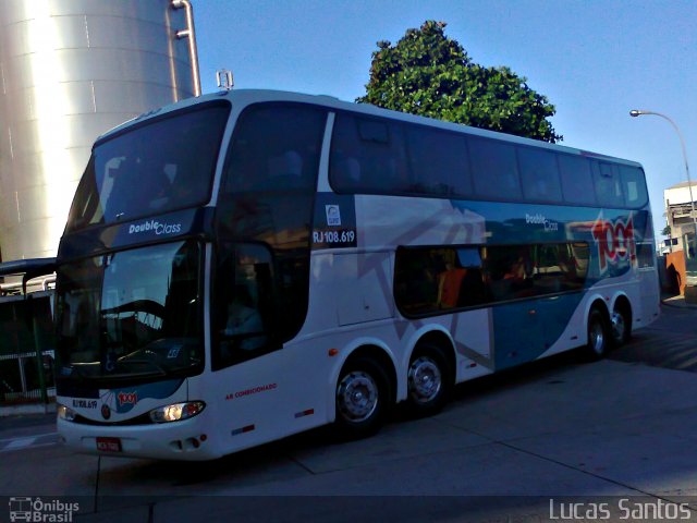 Auto Viação 1001 RJ 108.619 na cidade de Rio de Janeiro, Rio de Janeiro, Brasil, por Lucas Santos. Número da foto: #2171230.