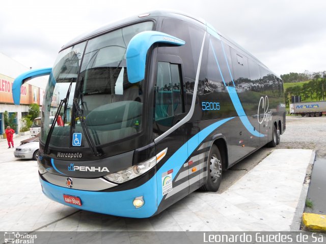 Empresa de Ônibus Nossa Senhora da Penha 52005 na cidade de Guararema, São Paulo, Brasil, por Leonardo Guedes de Sá. Número da foto: #2171120.