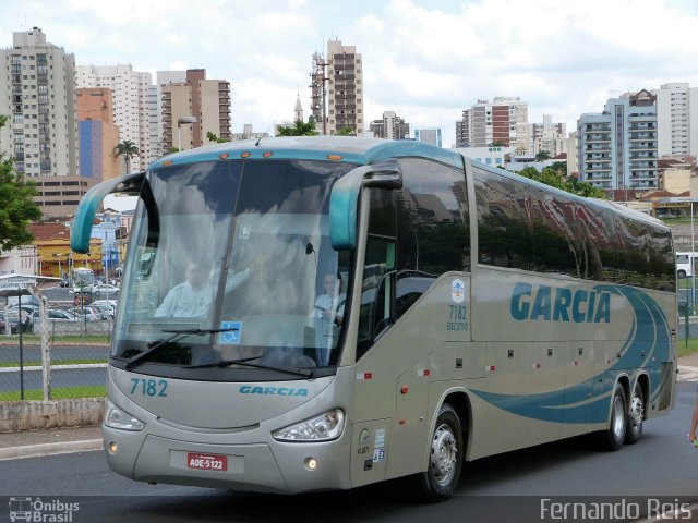 Viação Garcia 7182 na cidade de Ribeirão Preto, São Paulo, Brasil, por Fernando Reis. Número da foto: #2171301.
