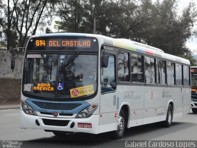 Viação Redentor C47678 na cidade de Rio de Janeiro, Rio de Janeiro, Brasil, por Gabriel Cardoso Lopes. Número da foto: #2172751.
