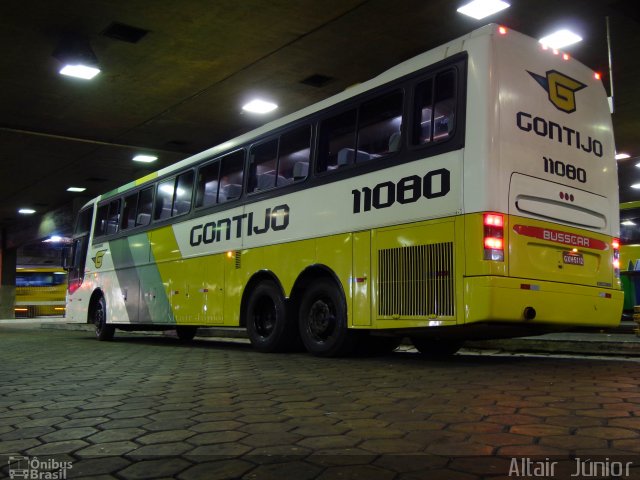 Empresa Gontijo de Transportes 11080 na cidade de Belo Horizonte, Minas Gerais, Brasil, por Altair Júnior. ID da foto: 2171399.