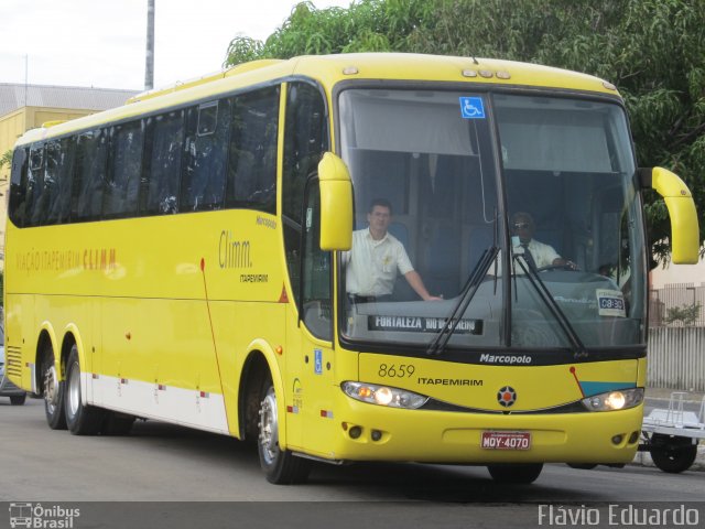 Viação Itapemirim 8659 na cidade de Fortaleza, Ceará, Brasil, por Flávio Eduardo. ID da foto: 2171104.