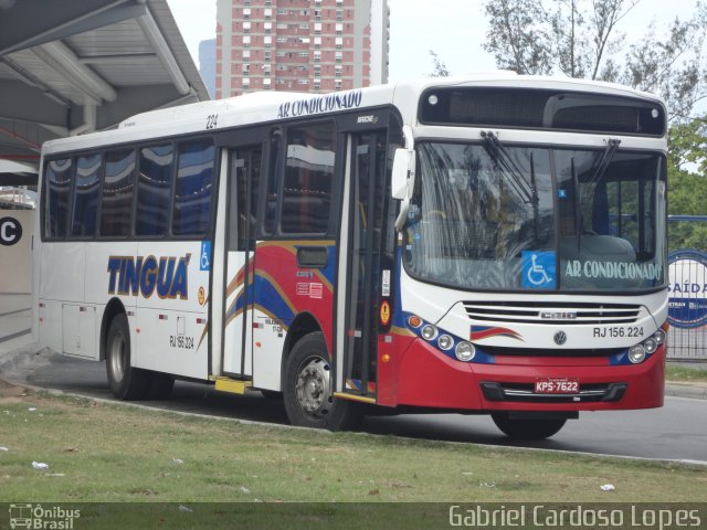 Transportadora Tinguá RJ 156.224 na cidade de Rio de Janeiro, Rio de Janeiro, Brasil, por Gabriel Cardoso Lopes. Número da foto: #2172701.