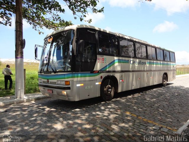 Auto Omnibus Circullare 6309 na cidade de Cabo Frio, Rio de Janeiro, Brasil, por Gabriel D` Arque  Martins. Número da foto: #2171141.