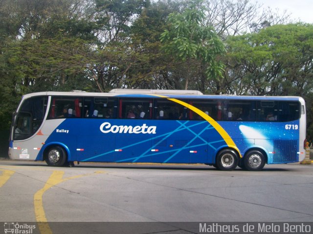 Viação Cometa 6719 na cidade de São Paulo, São Paulo, Brasil, por Matheus de Melo Bento. ID da foto: 2172371.