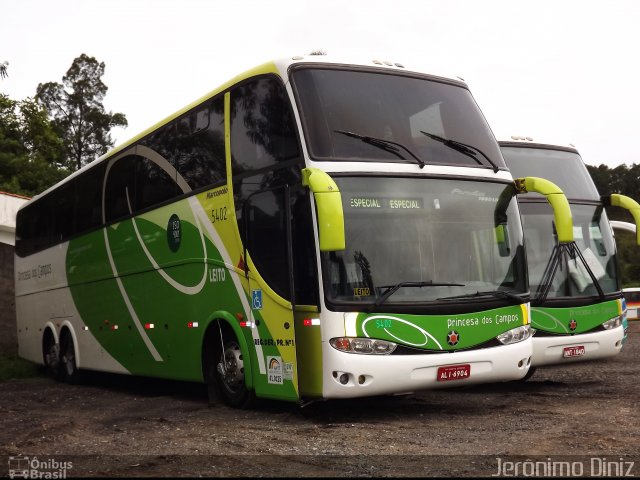 Expresso Princesa dos Campos 5402 na cidade de Araçariguama, São Paulo, Brasil, por Jerônimo Diniz. Número da foto: #2171149.