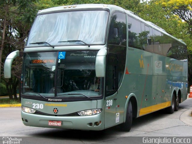 Viação Itapemirim 230 na cidade de São Paulo, São Paulo, Brasil, por Giangiulio Cocco. Número da foto: #2174001.