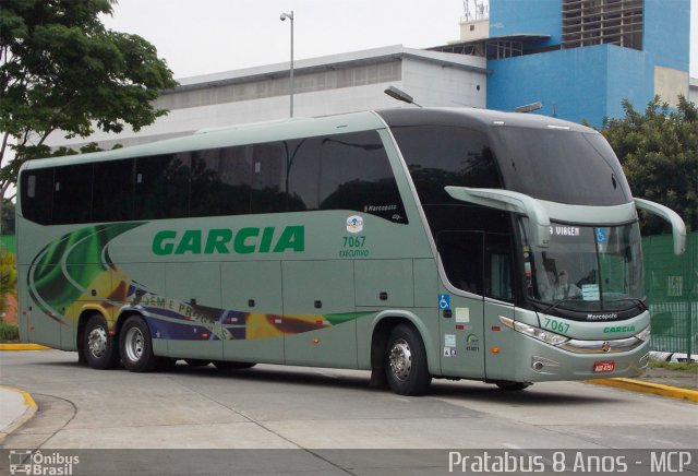 Viação Garcia 7067 na cidade de São Paulo, São Paulo, Brasil, por Cristiano Soares da Silva. Número da foto: #2174305.