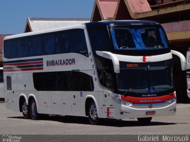 Expresso Embaixador 423 na cidade de Pelotas, Rio Grande do Sul, Brasil, por Gabriel  Morosoli. Número da foto: #2174033.