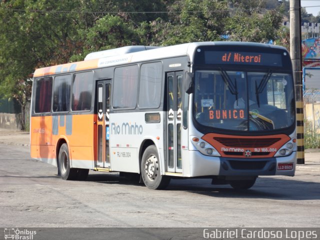Transturismo Rio Minho RJ 166.004 na cidade de Niterói, Rio de Janeiro, Brasil, por Gabriel Cardoso Lopes. Número da foto: #2174611.