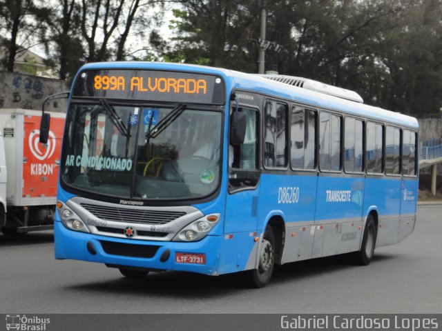 Auto Viação Jabour D86260 na cidade de Rio de Janeiro, Rio de Janeiro, Brasil, por Gabriel Cardoso Lopes. ID da foto: 2174587.