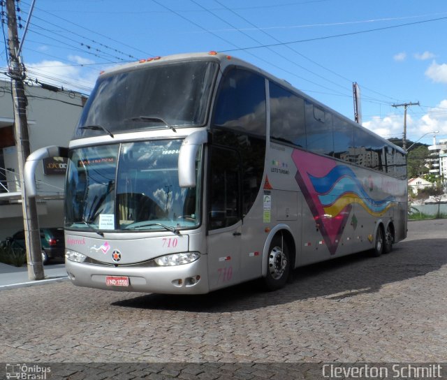 Kopereck Turismo 710 na cidade de Santa Cruz do Sul, Rio Grande do Sul, Brasil, por Cleverton Schmitt. Número da foto: #2173295.