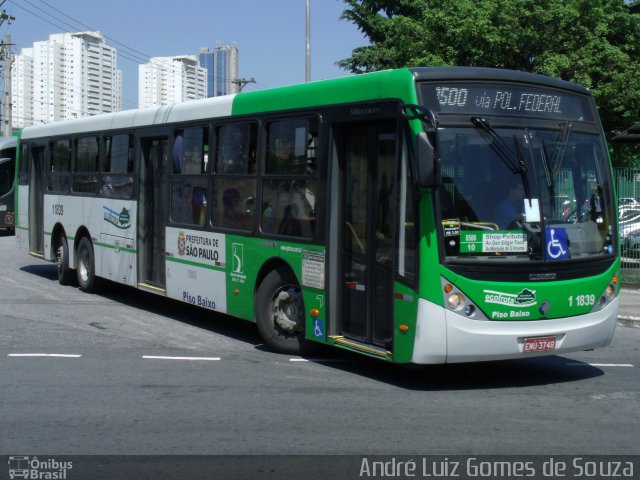 Viação Santa Brígida 1 1839 na cidade de São Paulo, São Paulo, Brasil, por André Luiz Gomes de Souza. Número da foto: #2174342.