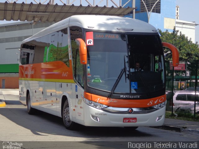 Viação Vale do Tietê 840 na cidade de São Paulo, São Paulo, Brasil, por Rogério Teixeira Varadi. Número da foto: #2173482.