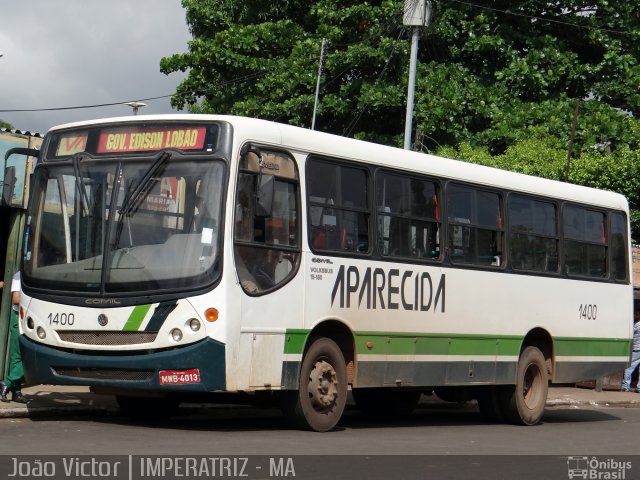 Viação Nossa Senhora Aparecida 1400 na cidade de Imperatriz, Maranhão, Brasil, por João Victor. ID da foto: 2174077.