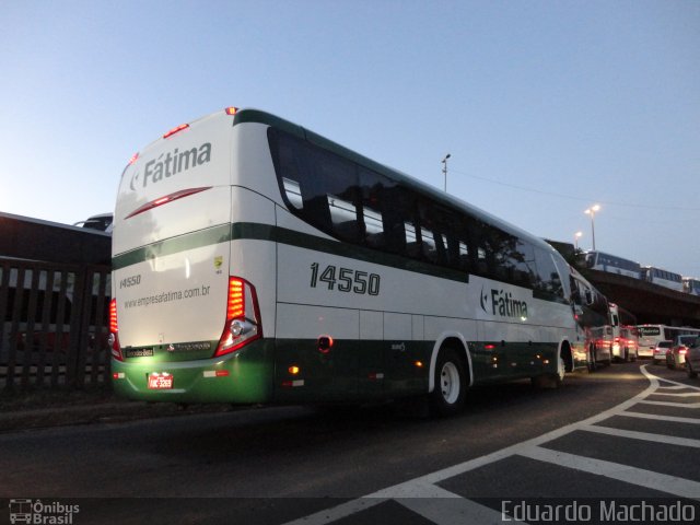 Fátima Transportes e Turismo 14550 na cidade de Porto Alegre, Rio Grande do Sul, Brasil, por Eduardo Machado. ID da foto: 2174692.