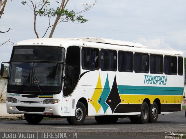 Viação Transpiauí 492 na cidade de Teresina, Piauí, Brasil, por João Victor. ID da foto: 2175773.