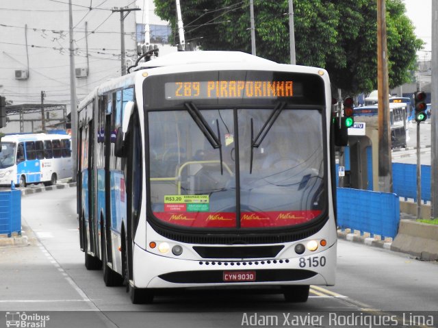 Metra - Sistema Metropolitano de Transporte 8150 na cidade de São Paulo, São Paulo, Brasil, por Adam Xavier Rodrigues Lima. ID da foto: 2174848.