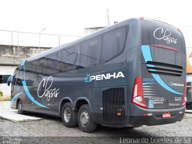 Empresa de Ônibus Nossa Senhora da Penha 52005 na cidade de Guararema, São Paulo, Brasil, por Leonardo Guedes de Sá. Número da foto: #2175304.