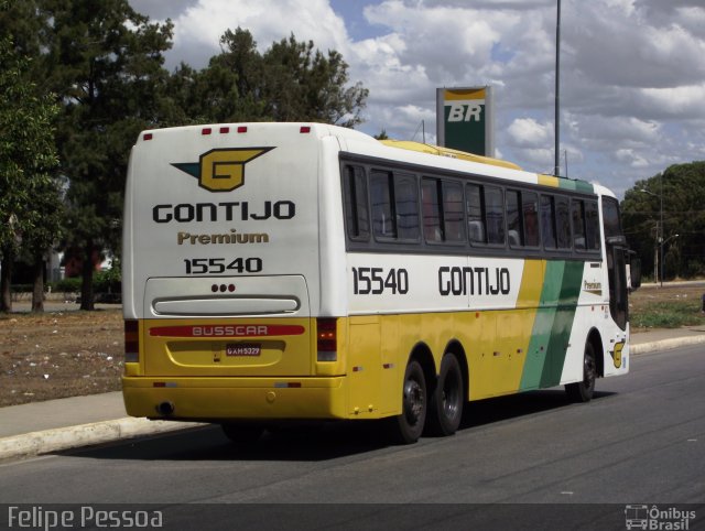 Empresa Gontijo de Transportes 15540 na cidade de Vitória da Conquista, Bahia, Brasil, por Felipe Pessoa de Albuquerque. ID da foto: 2175762.