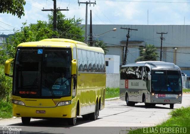 Viação Itapemirim 45605 na cidade de Recife, Pernambuco, Brasil, por Elias Roberto Alves. Número da foto: #2175849.