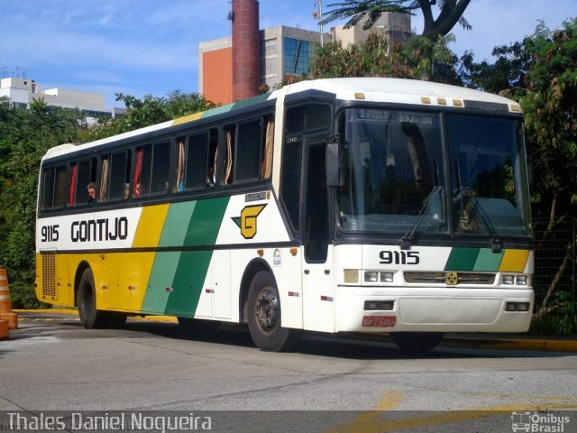 Empresa Gontijo de Transportes 9115 na cidade de São Paulo, São Paulo, Brasil, por Thales Daniel. ID da foto: 2175640.