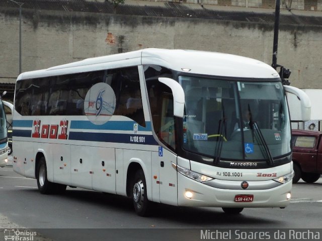 Auto Viação 1001 RJ 108.1001 na cidade de Rio de Janeiro, Rio de Janeiro, Brasil, por Michel Soares da Rocha. Número da foto: #2174663.