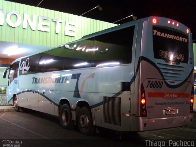 Transnorte - Transporte e Turismo Norte de Minas 76000 na cidade de Caetanópolis, Minas Gerais, Brasil, por Thiago  Pacheco. Número da foto: #2175690.
