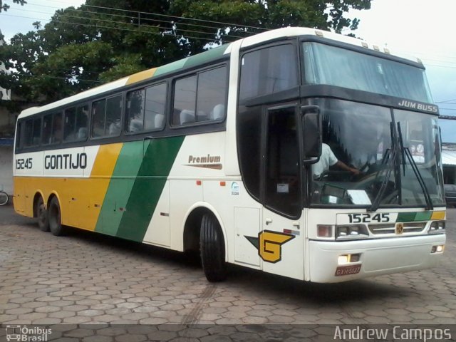 Empresa Gontijo de Transportes 15245 na cidade de Pirapora, Minas Gerais, Brasil, por Andrew Campos. Número da foto: #2175780.