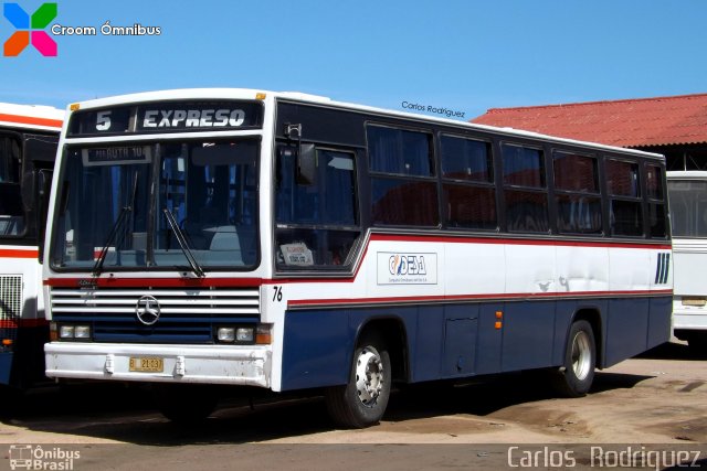 CODESA - Compañia Omnibuseira del Este 76 na cidade de Quaraí, Rio Grande do Sul, Brasil, por Carlos  Rodriguez. Número da foto: #2176647.