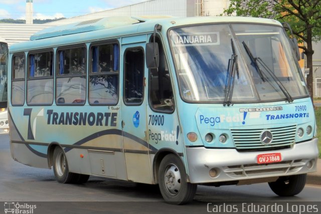 Transnorte - Transporte e Turismo Norte de Minas 70900 na cidade de Montes Claros, Minas Gerais, Brasil, por Carlos Eduardo Lopes. ID da foto: 2177377.