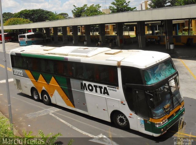 Viação Motta 20122 na cidade de Ribeirão Preto, São Paulo, Brasil, por Marcio Freitas. Número da foto: #2178415.