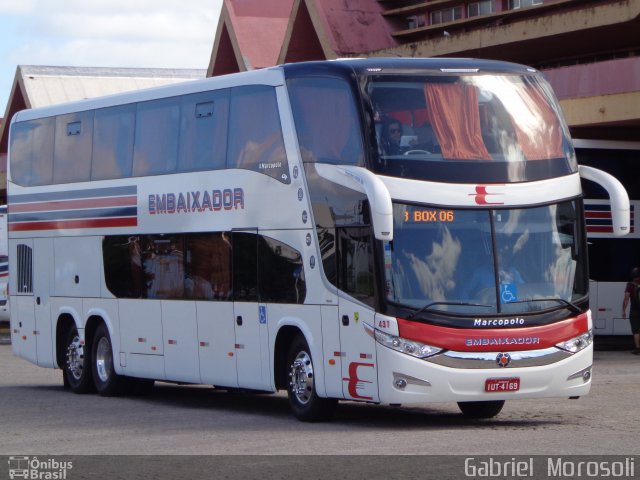 Expresso Embaixador 431 na cidade de Pelotas, Rio Grande do Sul, Brasil, por Gabriel  Morosoli. Número da foto: #2179176.