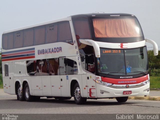 Expresso Embaixador 429 na cidade de Pelotas, Rio Grande do Sul, Brasil, por Gabriel  Morosoli. Número da foto: #2176894.