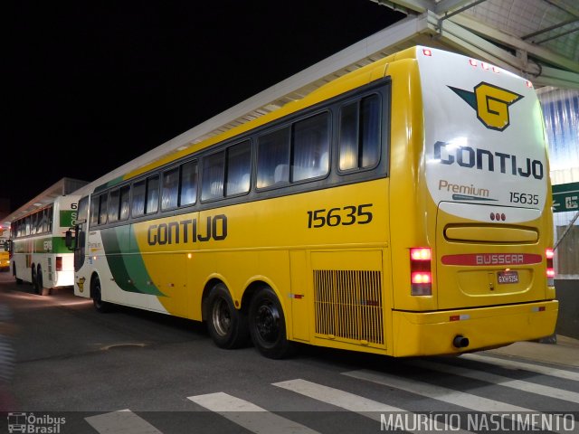 Empresa Gontijo de Transportes 15635 na cidade de Belo Horizonte, Minas Gerais, Brasil, por Maurício Nascimento. ID da foto: 2177617.