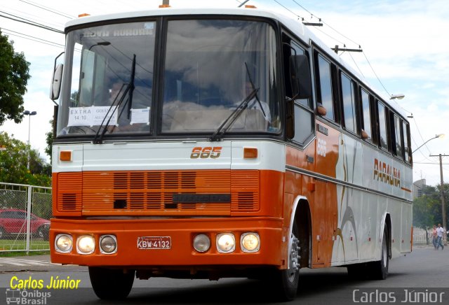 Viação Paraúna 665 na cidade de Goiânia, Goiás, Brasil, por Carlos Júnior. ID da foto: 2178300.