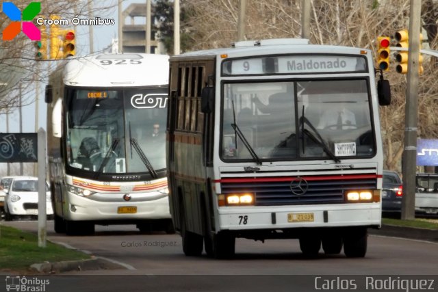CODESA - Compañia Omnibuseira del Este 78 na cidade de Quaraí, Rio Grande do Sul, Brasil, por Carlos Rodriguez. Número da foto: #2176640.