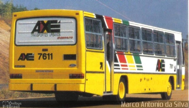 Axé Transportes Urbanos 7611 na cidade de São Paulo, São Paulo, Brasil, por Marco Antonio da Silva. ID da foto: 2180045.