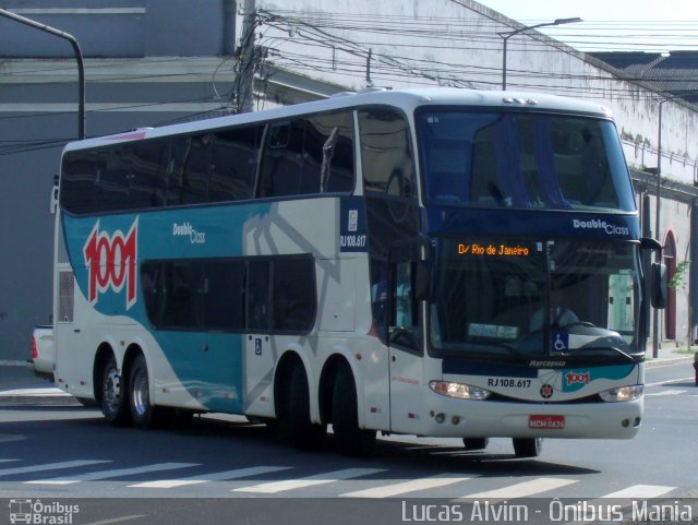 Auto Viação 1001 RJ 108.617 na cidade de Rio de Janeiro, Rio de Janeiro, Brasil, por Lucas Alvim. Número da foto: #2180062.