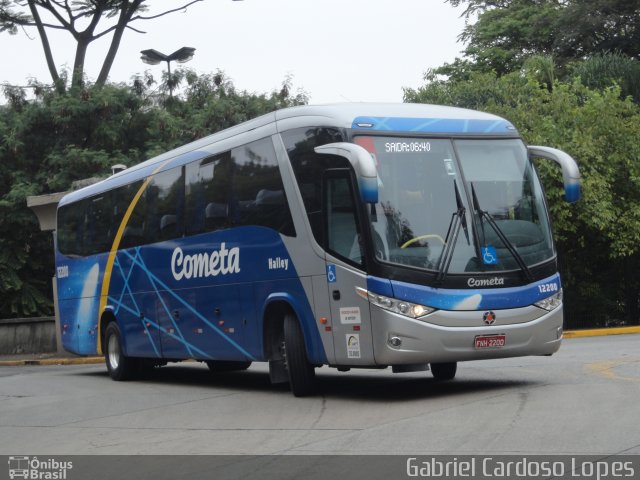 Viação Cometa 12200 na cidade de São Paulo, São Paulo, Brasil, por Gabriel Cardoso Lopes. Número da foto: #2181629.