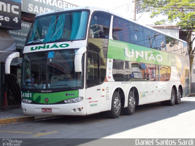 Empresa União de Transportes 4181 na cidade de Aparecida, São Paulo, Brasil, por Daniel Santos Sardi. Número da foto: #2179722.