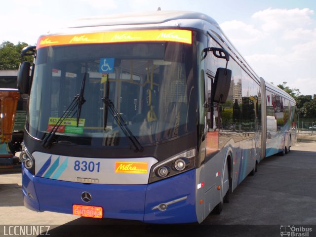 Metra - Sistema Metropolitano de Transporte 8301 na cidade de São Paulo, São Paulo, Brasil, por Luis Nunez. Número da foto: #2180033.