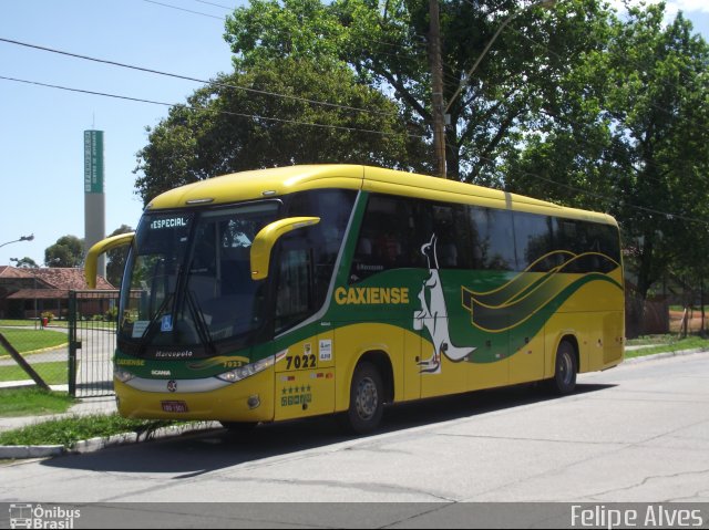 Expresso Caxiense 7022 na cidade de Pelotas, Rio Grande do Sul, Brasil, por Felipe Alves. Número da foto: #2181739.